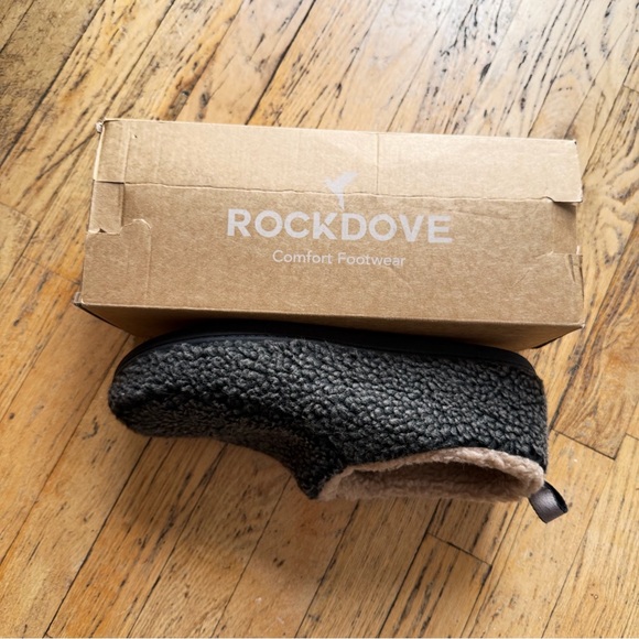 BNIB Never Worn Men’s Rockdove Sherpa Memory Foam Slippers - Picture 6 of 11